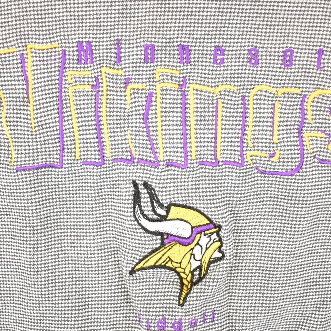 Vintage 1990s Minnesota Vikings Riddell NFL Crewneck Sweatshirt Mens L - Image 3