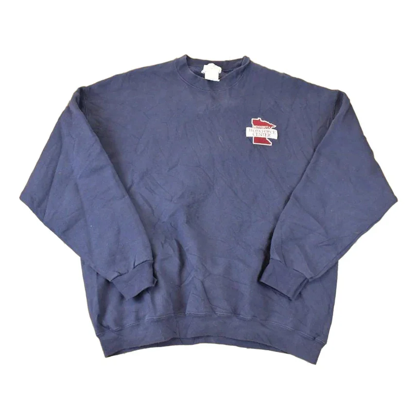 Vintage 1990s Minnesota Workforce Centre Heavyweight Crewneck Sweatshirt Men's XL