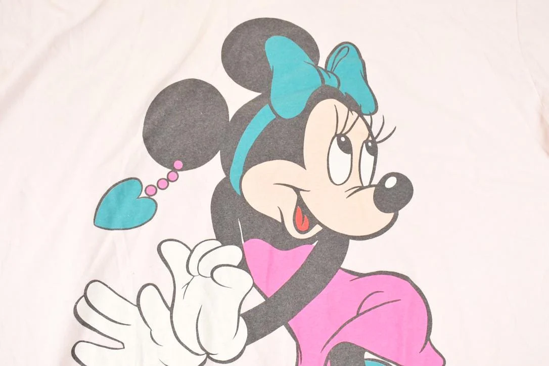 Vintage 1990s Minnie Mouse Disney T-Shirt Women's XXL - Image 3