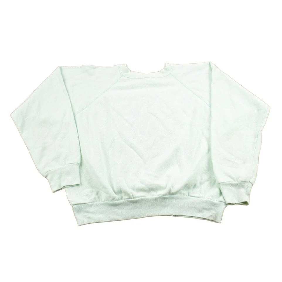 Vintage 1990s Mint Blank Crewneck Sweatshirt Women's S - Image 2