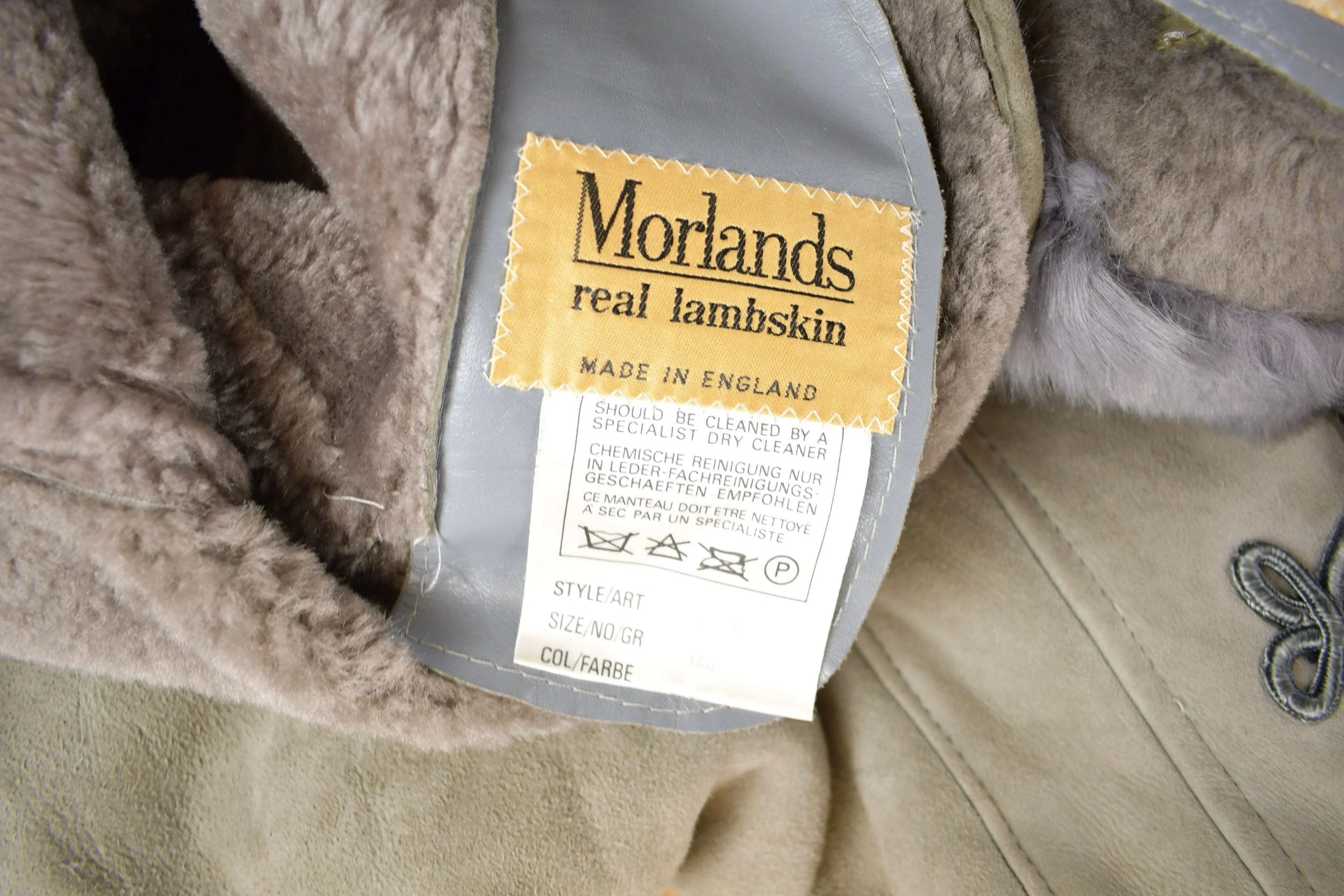 Vintage 1990s Morlands Lambskin Penny Lane Coat - Image 6
