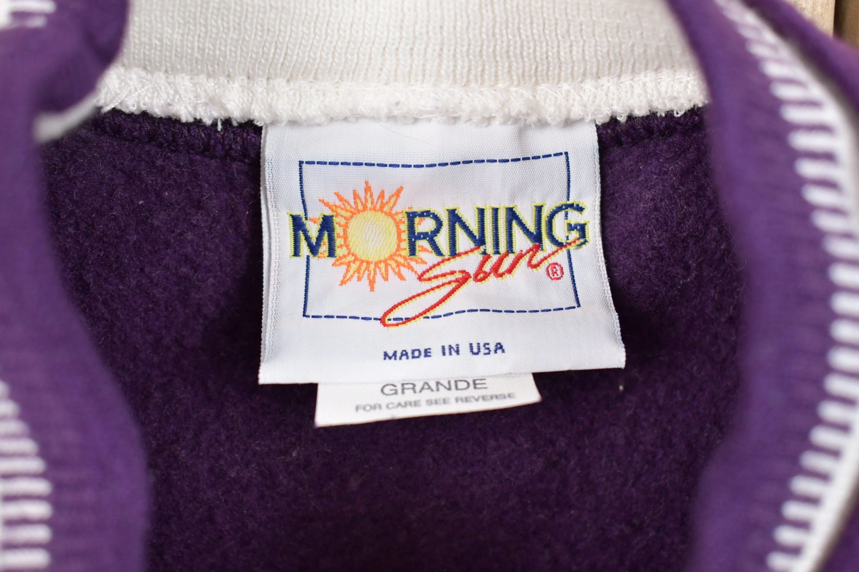 Vintage 1990s Morning Sun Cute Bird Crewneck Sweatshirt Men's Large - Image 3