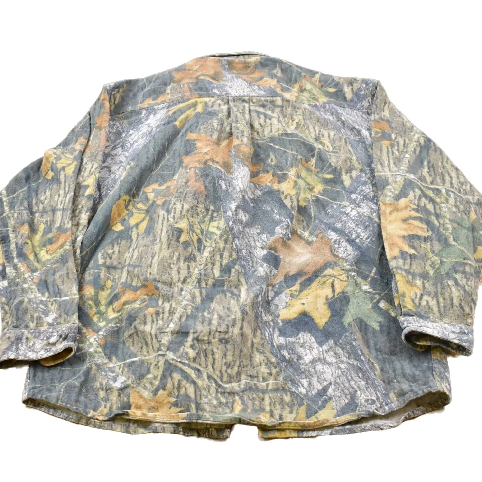 Vintage 1990s Mossy Oak Real Tree Camo Button Up Shirt Men's 2XL - Image 2