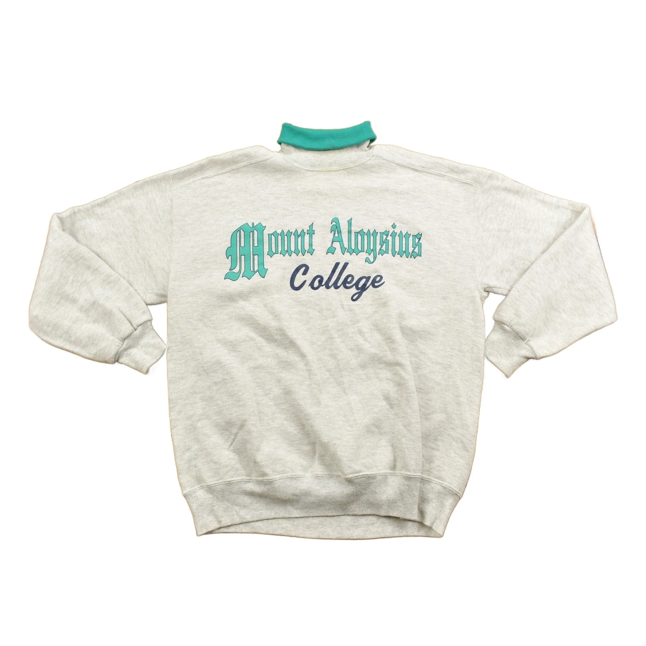 Vintage 1990s Mount Aloysius Collegiate Turtle Neck Men's Medium