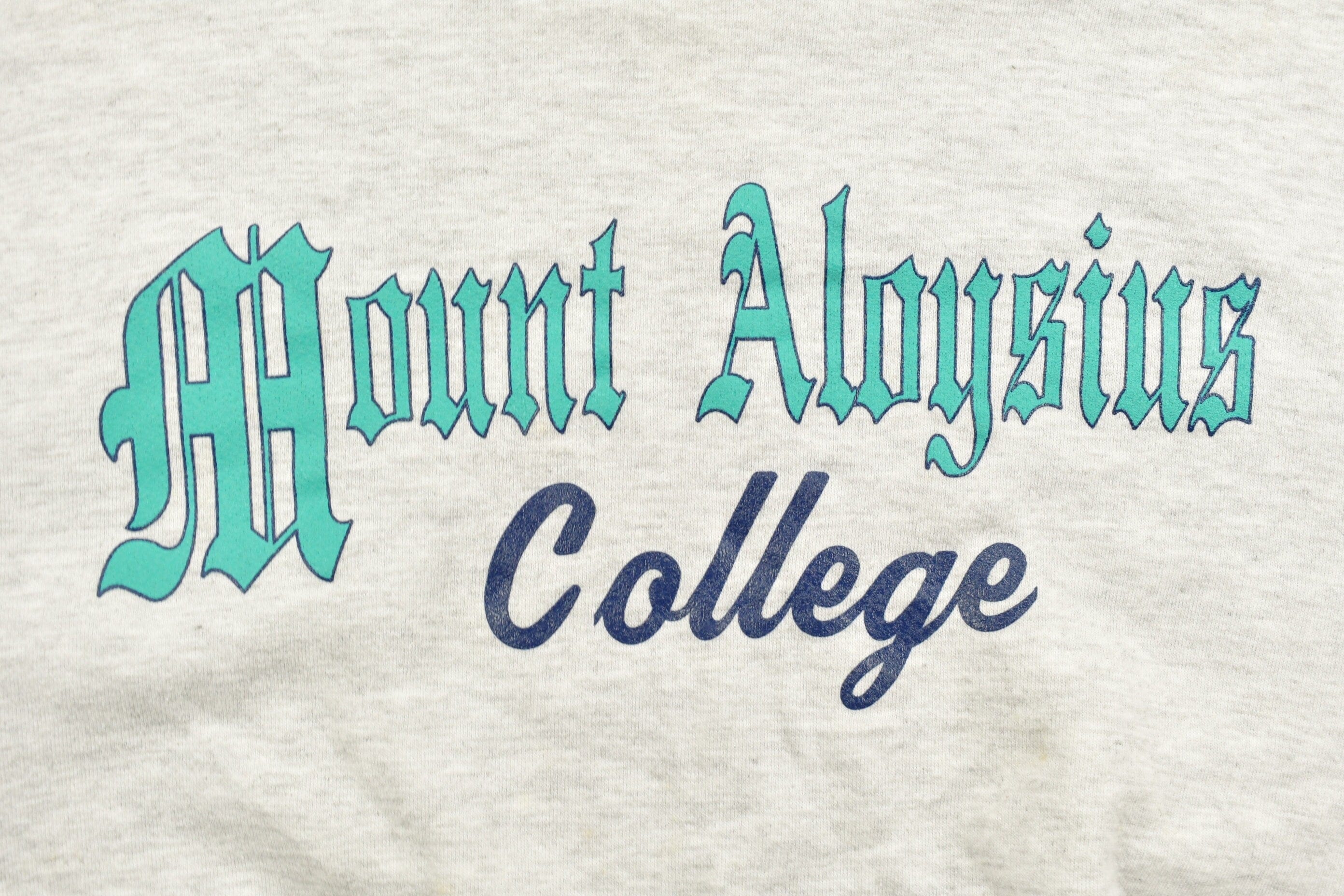 Vintage 1990s Mount Aloysius Collegiate Turtle Neck Men's Medium - Image 4