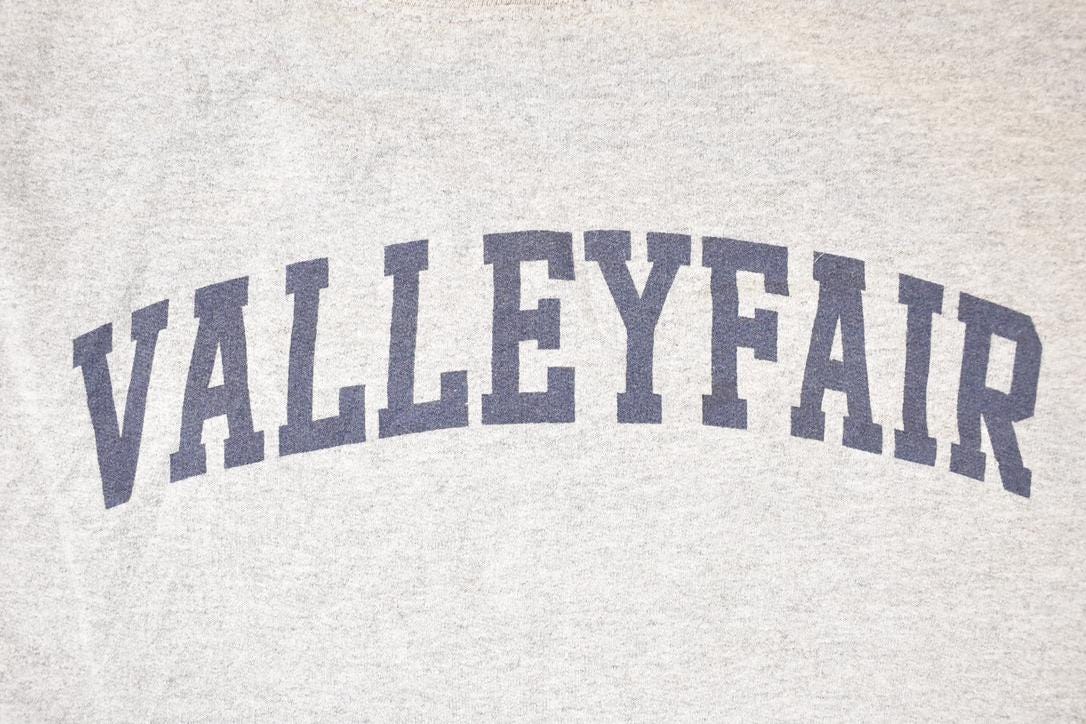 Vintage 1990s MV Sport Valleyfair Graphic Print Collegiate Crewneck Sweatshirt Men's M - Image 3