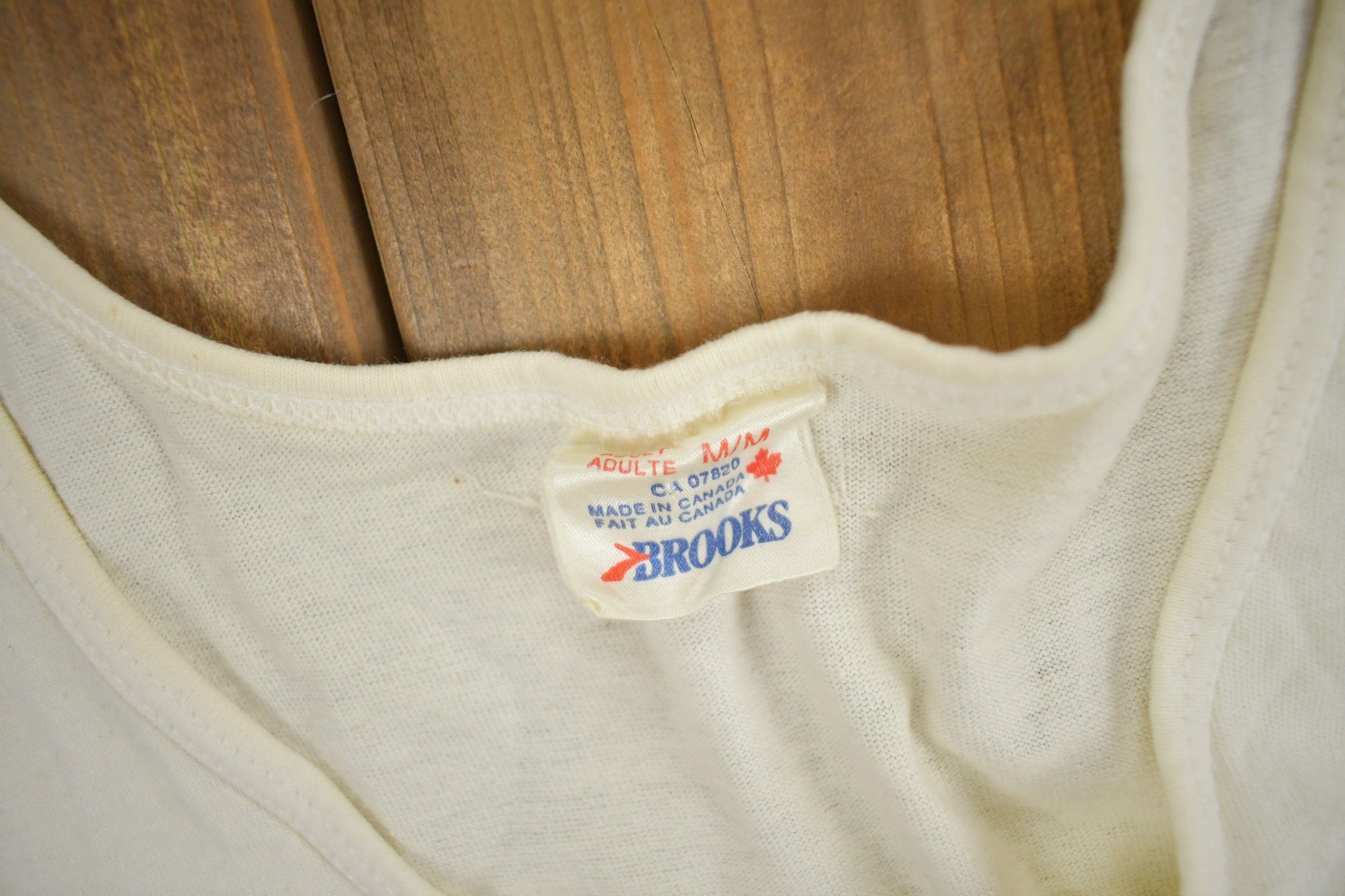 Vintage 1990s MXT Brooks Cross Training Graphic Tank Top Shirt Men's Medium - Image 6