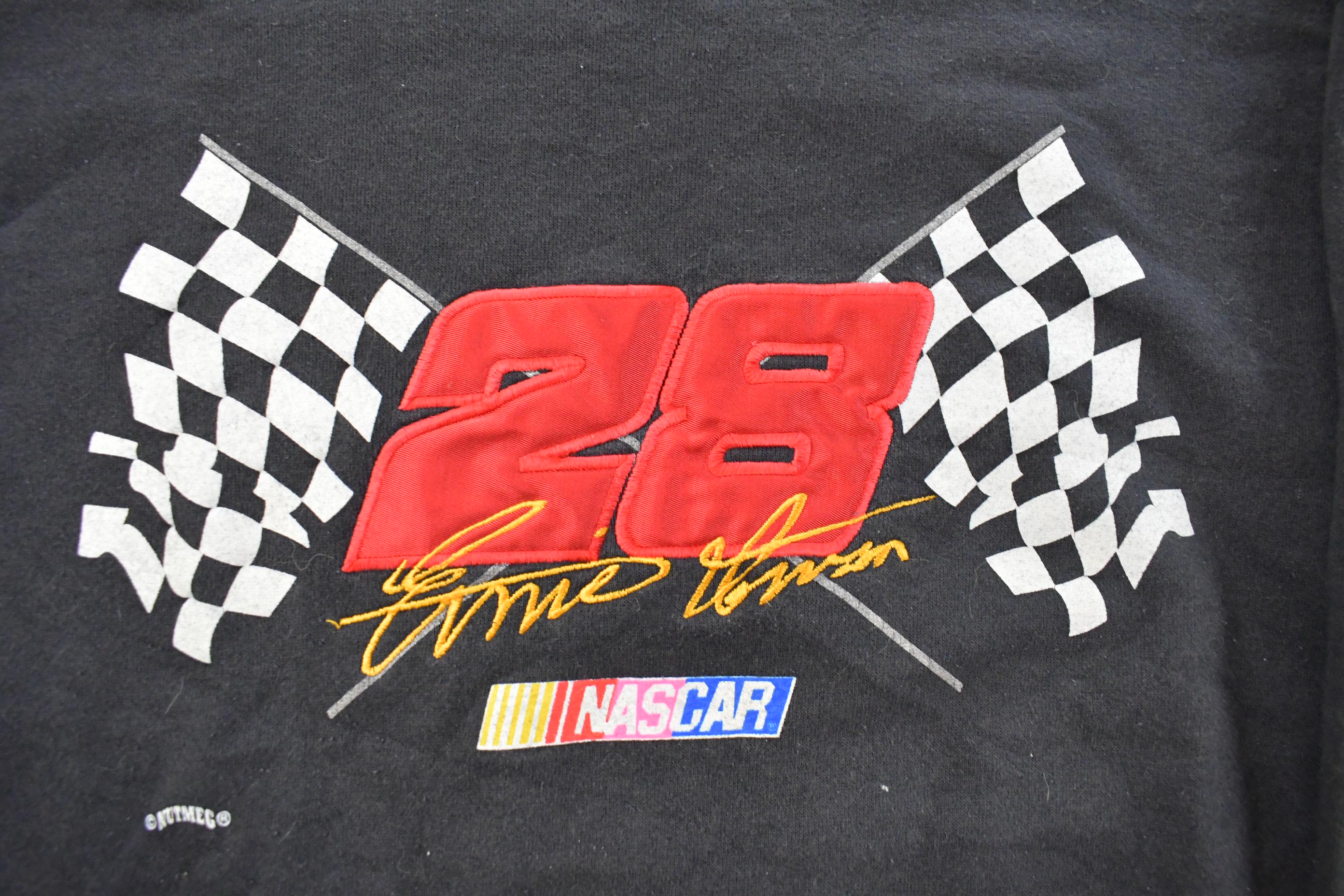 Vintage 1990s Nascar Ernie Irvan Crewneck Sweatshirt Men's Large - Image 4