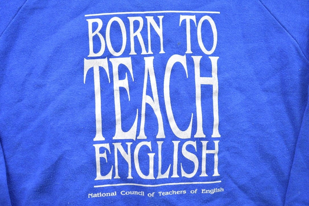 Vintage 1990s National Council of Teachers Of English Crewneck Sweatshirt - Image 5