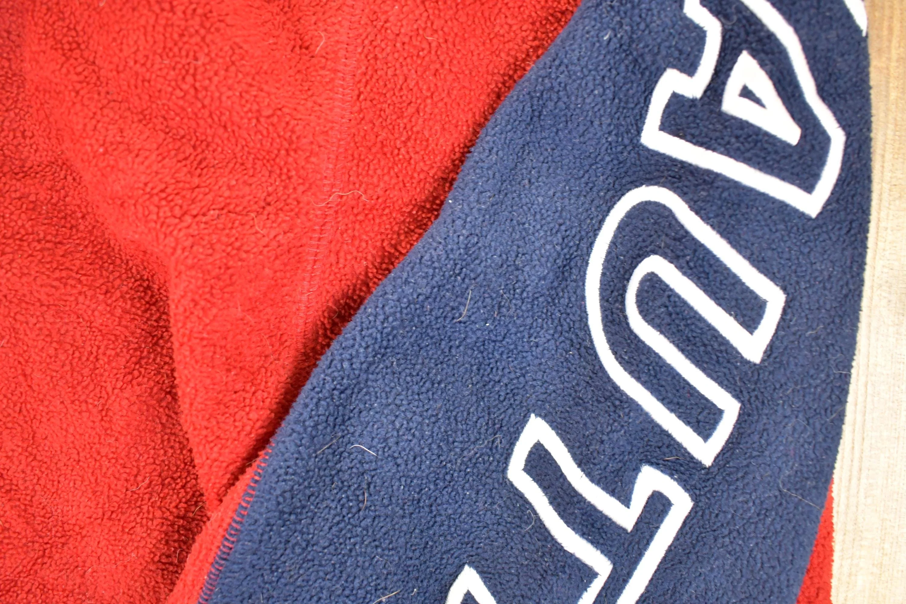 Vintage 1990s Nautica Challenge Fleece Quarter Zip Outdoorsman Sweater Men's L - Image 3