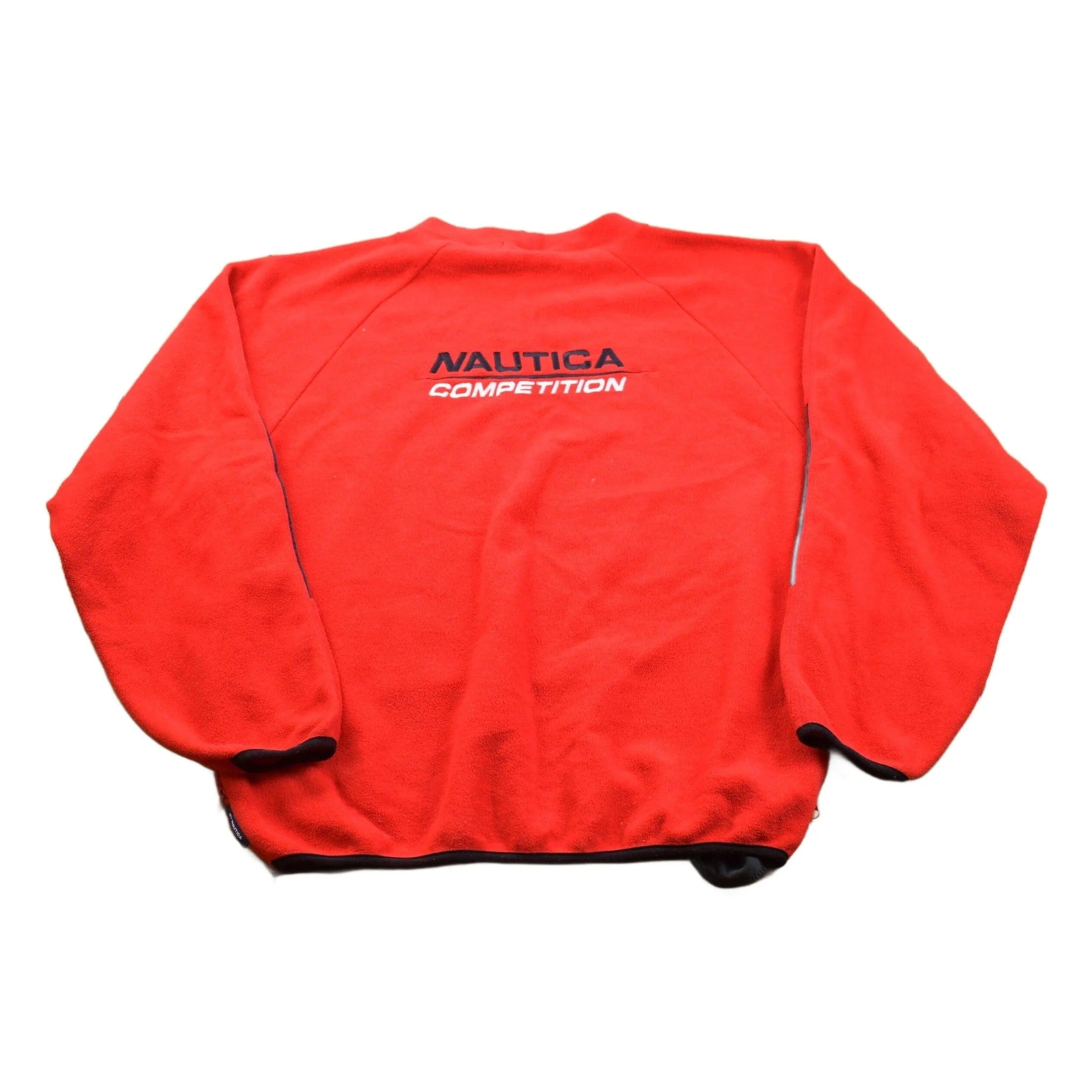 Vintage 1990s Nautica Competition Fleece Sweater - Image 2