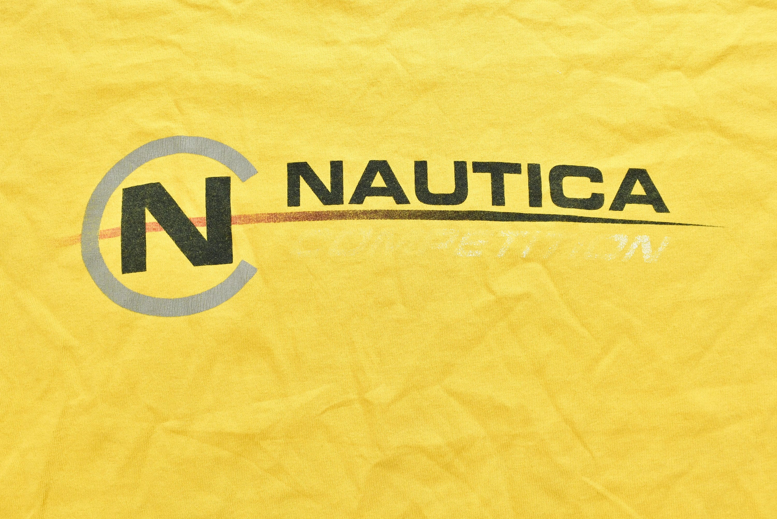Vintage 1990s Nautica Competition Long Sleeve Graphic T-Shirt Men's 2XL - Image 3