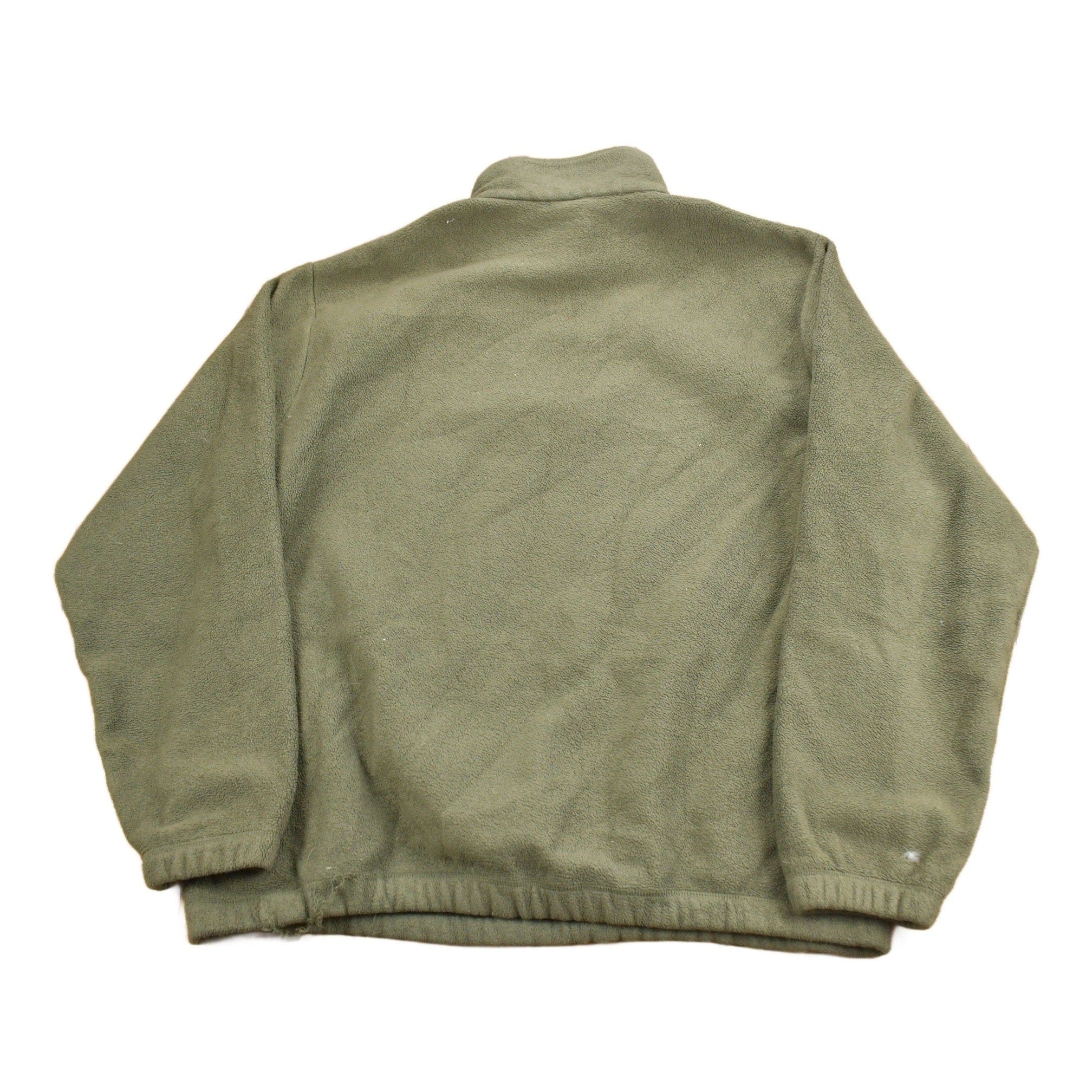 Vintage 1990s Nautica Competition Quarter Zip Fleece Sweater - Image 2
