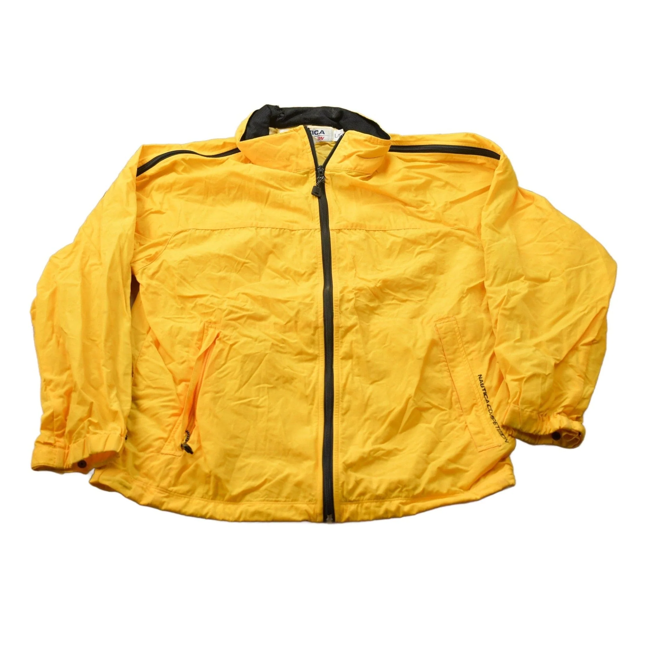 Vintage 1990s Nautica Competition Sailing Windbreaker Jacket Men's Large