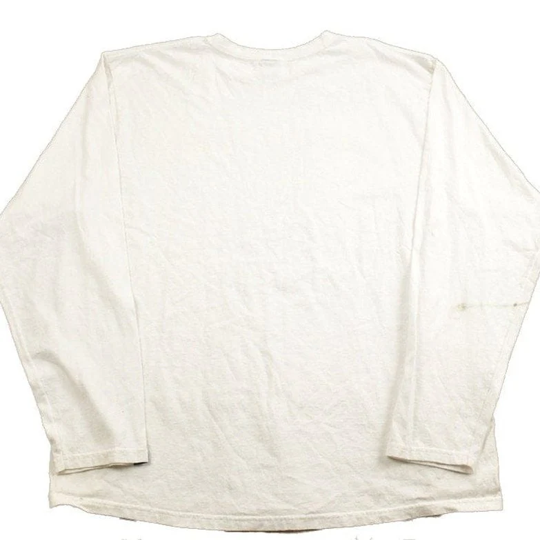 Vintage 1990s Nautica Jean Company Graphic T-Shirt Men's 2XL - Image 2