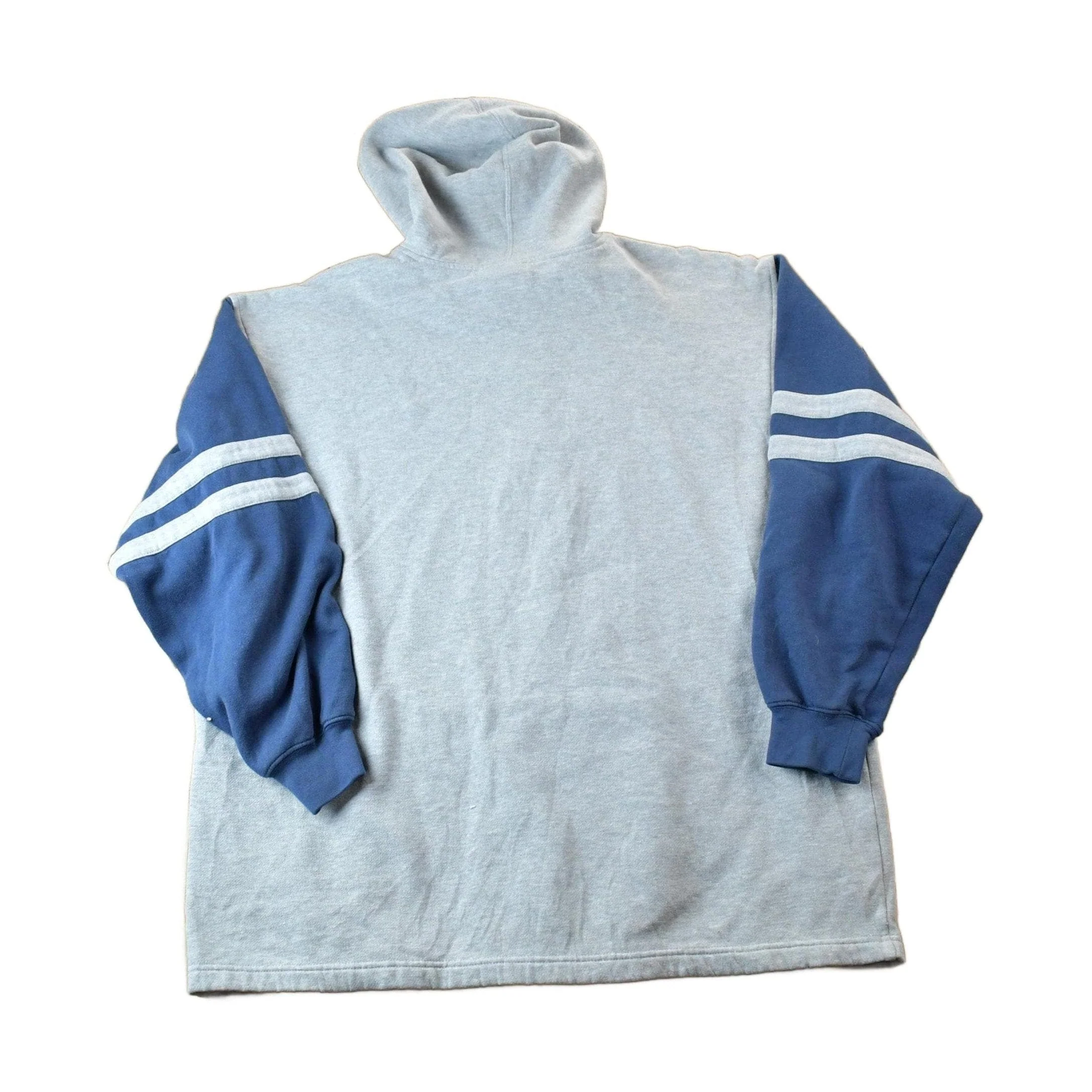 Vintage 1990s New England Patriots NFL Hoodie Sweatshirt Men's XL - Image 2