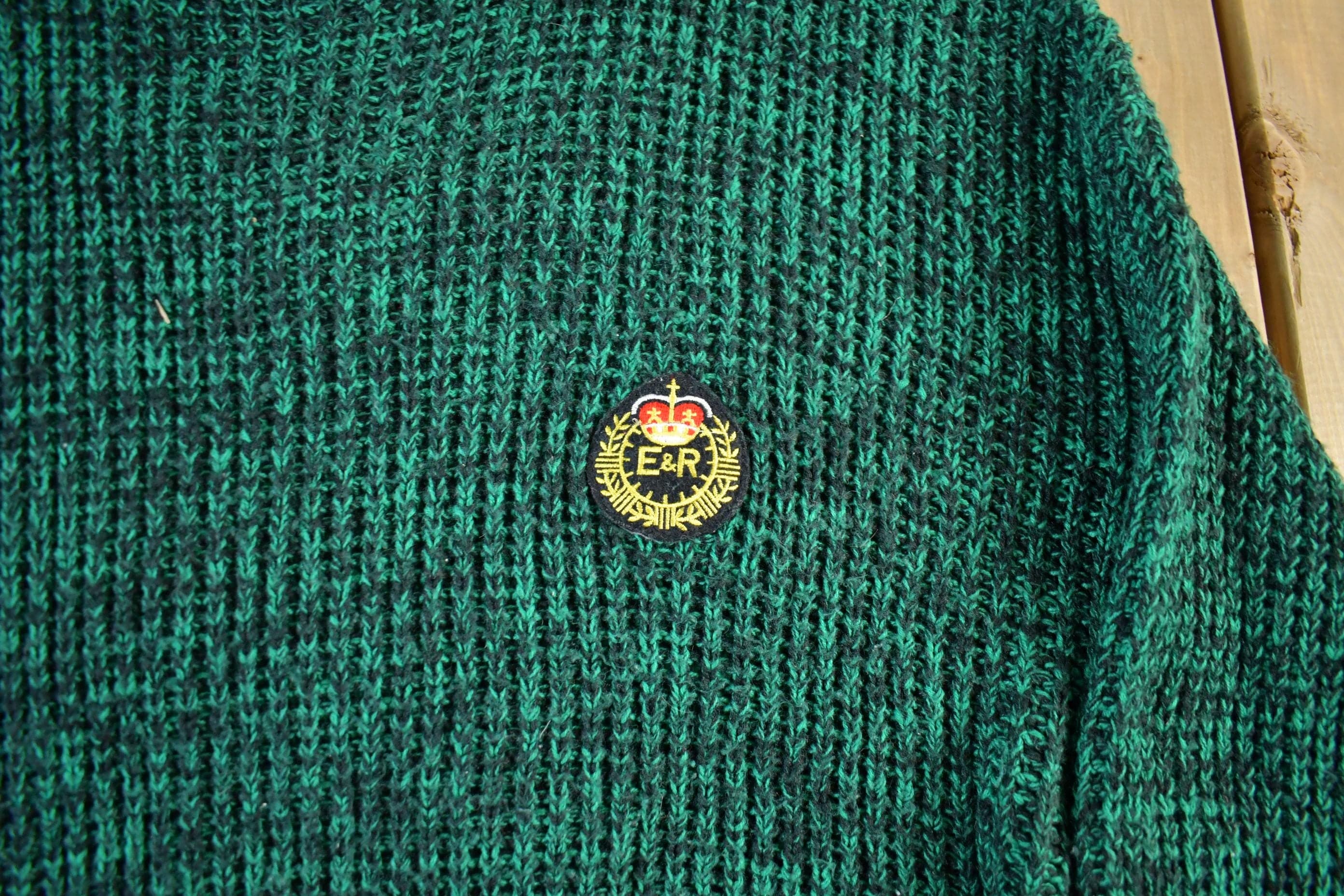 Vintage 1990s New Logic Knit Sweater Men's Large - Image 3