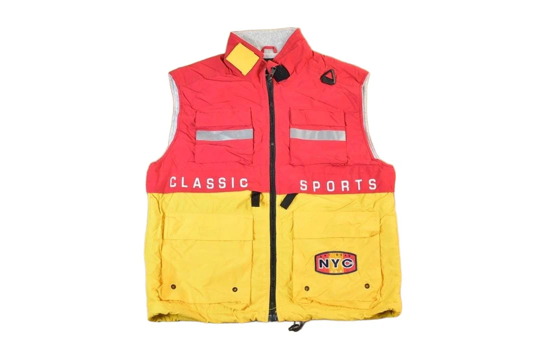 Vintage 1990s New York Classics Sports Sailing Windbreaker Jacket Vest