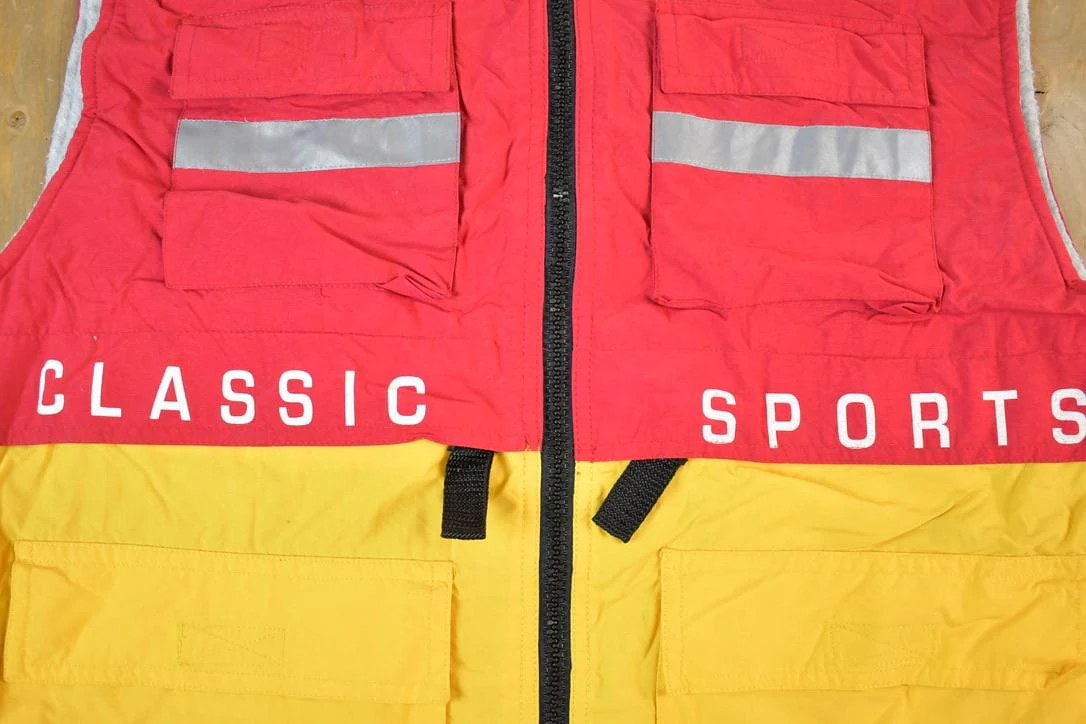 Vintage 1990s New York Classics Sports Sailing Windbreaker Jacket Vest - Image 4
