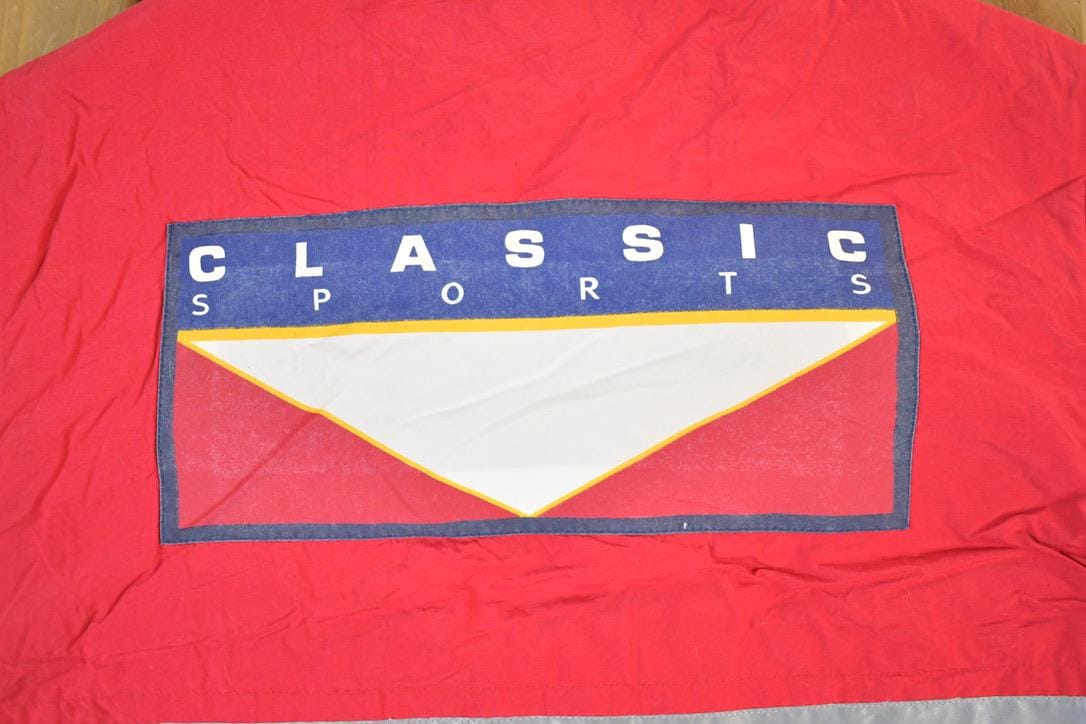 Vintage 1990s New York Classics Sports Sailing Windbreaker Jacket Vest - Image 6