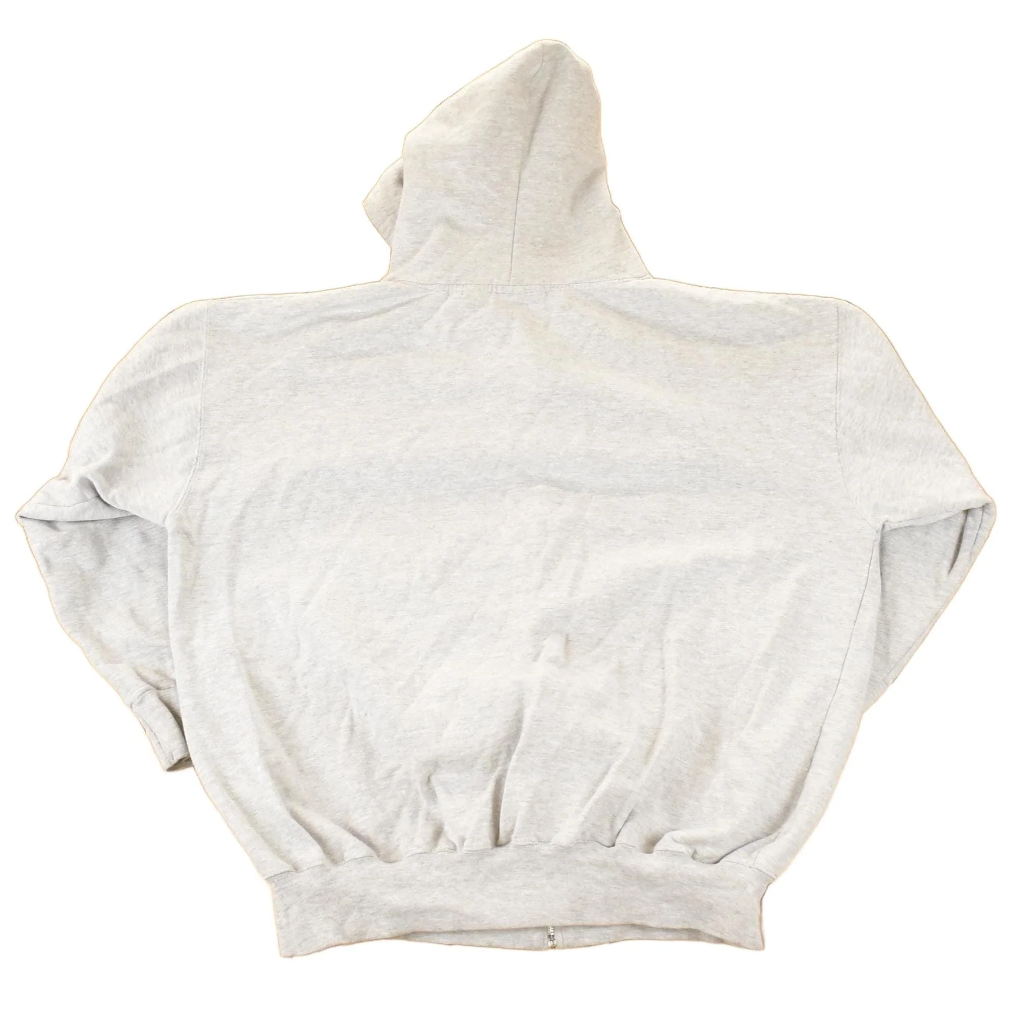 Vintage 1990s New York Embroidered Zip Up Hoodie Sweatshirt Men's XL - Image 2