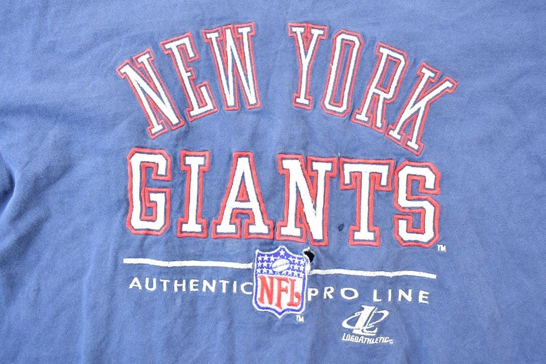Vintage 1990s New York Giants Embroidered NFL Graphic T-Shirt Men's XL - Image 4