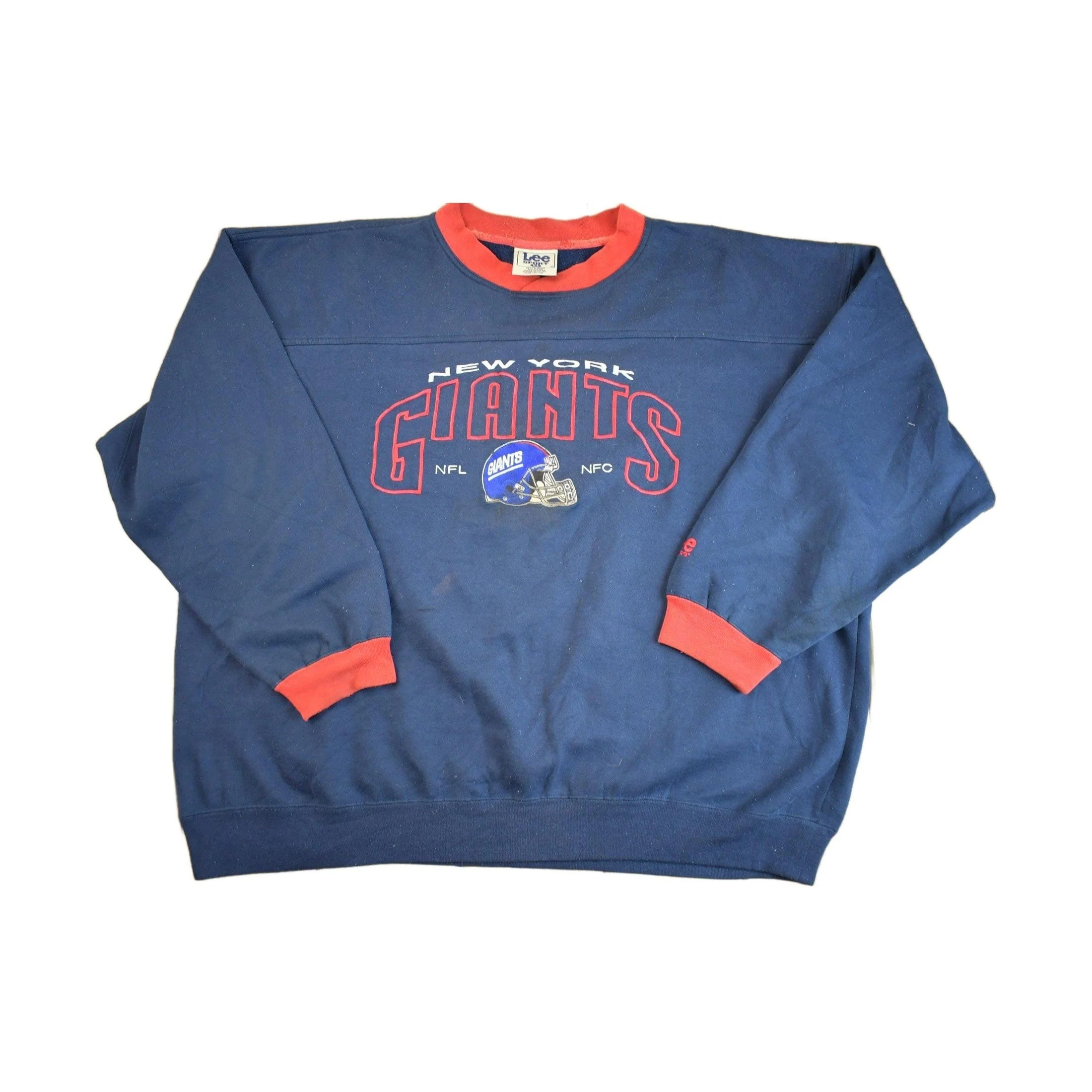 Vintage 1990s New York Giants NFL Football Crewneck Sweatshirt Men's 2XL