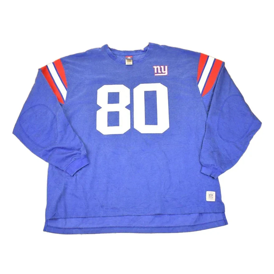 Vintage 1990s New York Giants Shockey 80 NFL Crewneck Sweatshirt Mens 3L Men's 3XL