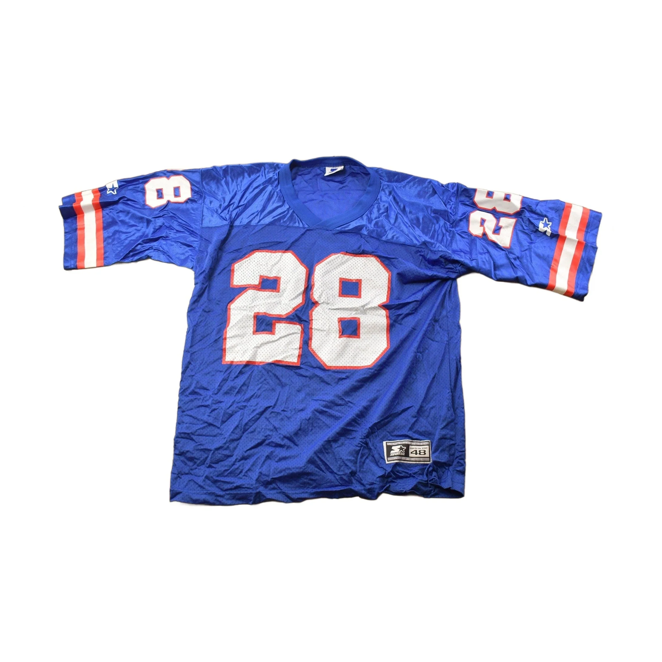 Vintage 1990s New York Giants Tyrone Wheatley NFL Starter Jersey Men's Large