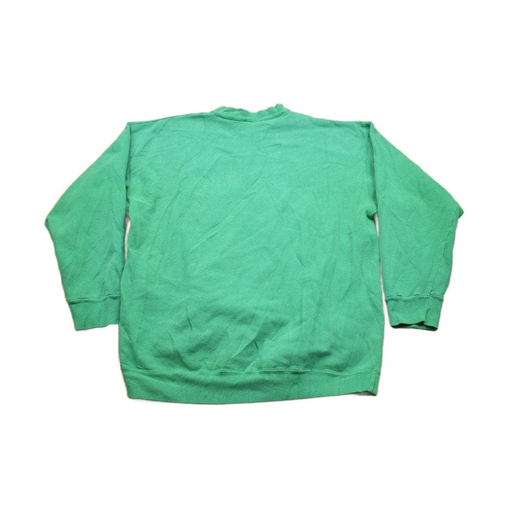 Vintage 1990s New York Jets NFL Crewneck Sweatshirt Men's Medium - Image 2