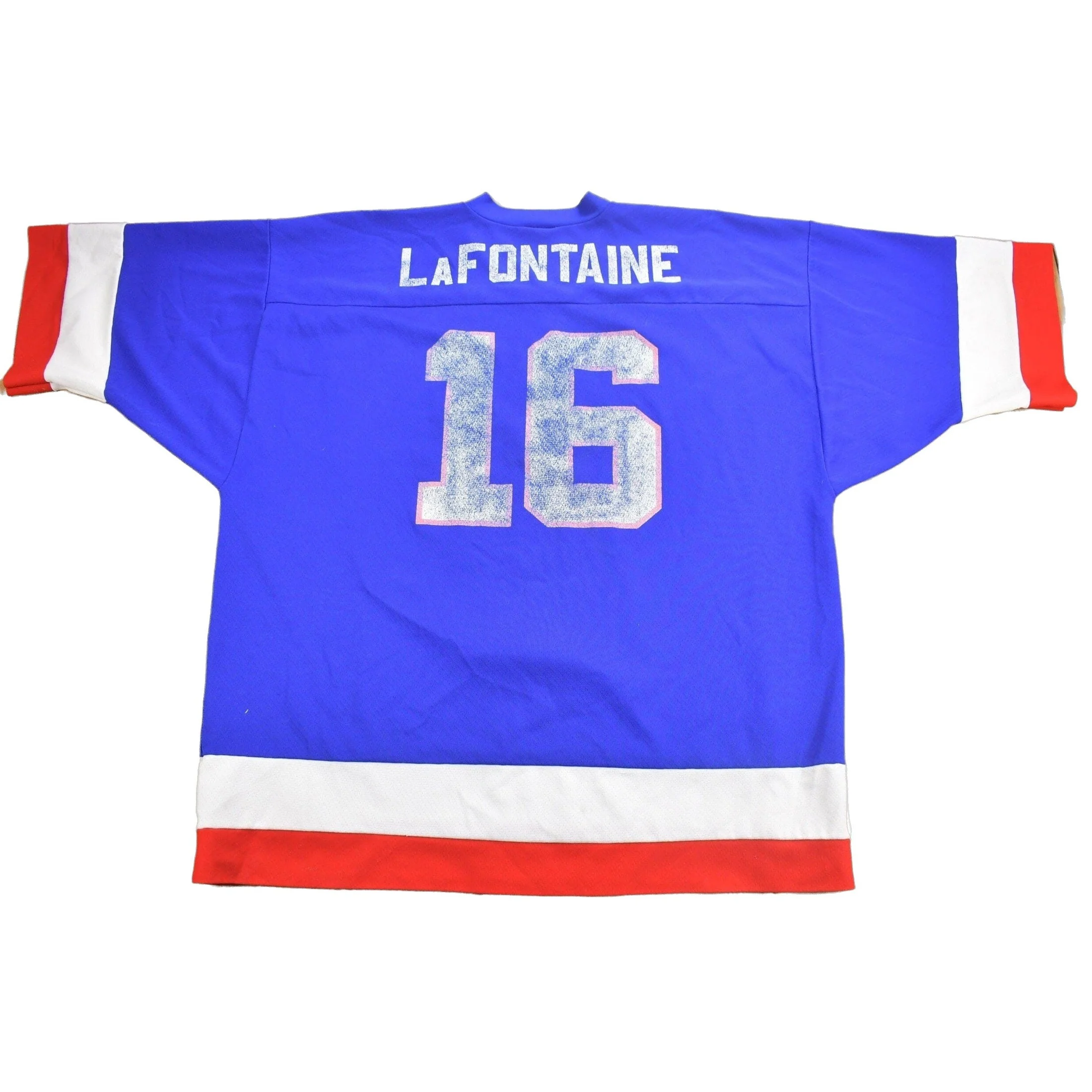 Vintage 1990s New York Rangers NHL Logo 7 Hockey Jersey Men's 2XL - Image 2