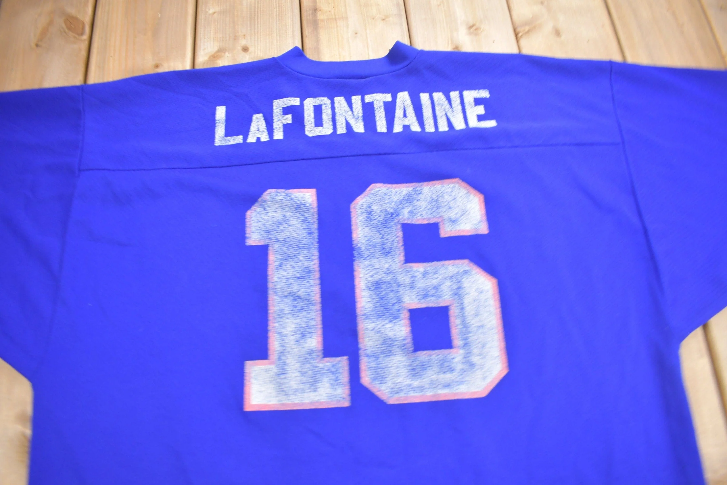 Vintage 1990s New York Rangers NHL Logo 7 Hockey Jersey Men's 2XL - Image 3