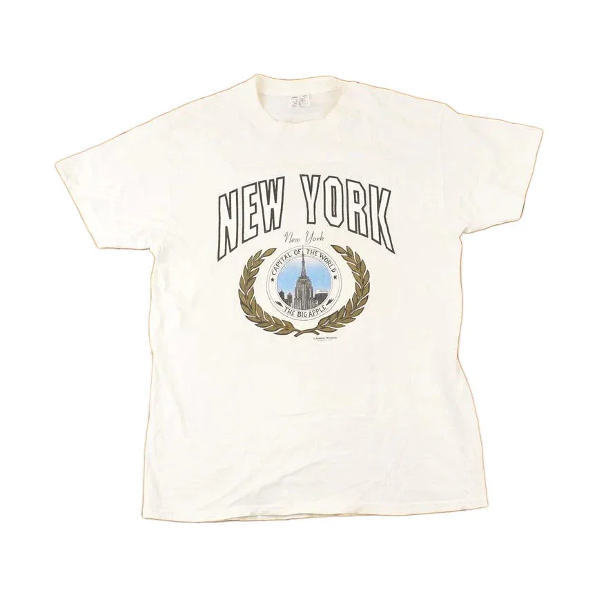Vintage 1990s New York Souvenir Travel T-Shirt Men's M