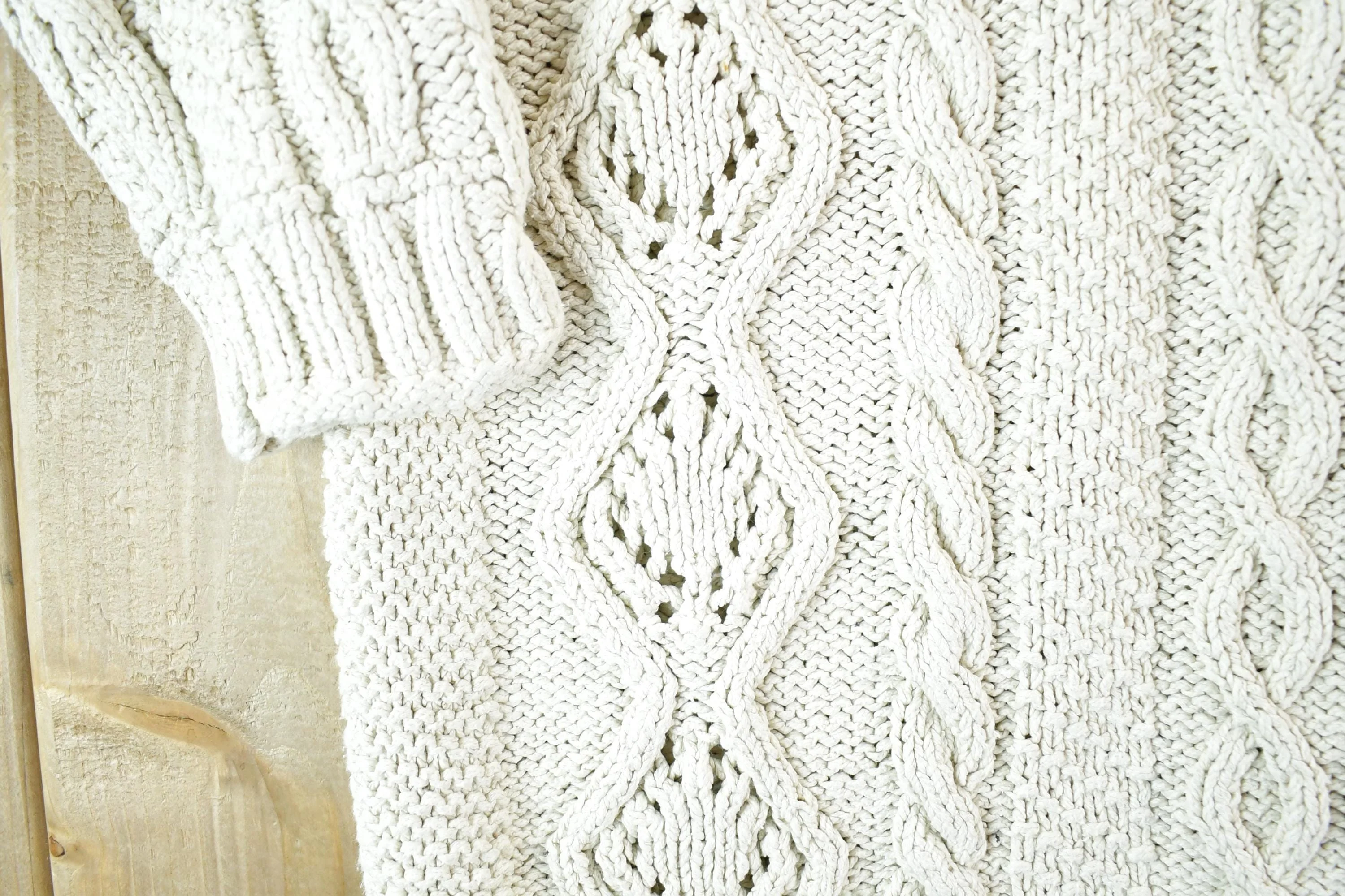 Vintage 1990s Next Ladieswear Cable Knit Heavy Knit Pattern Crewneck Sweater Womens Large - Image 3