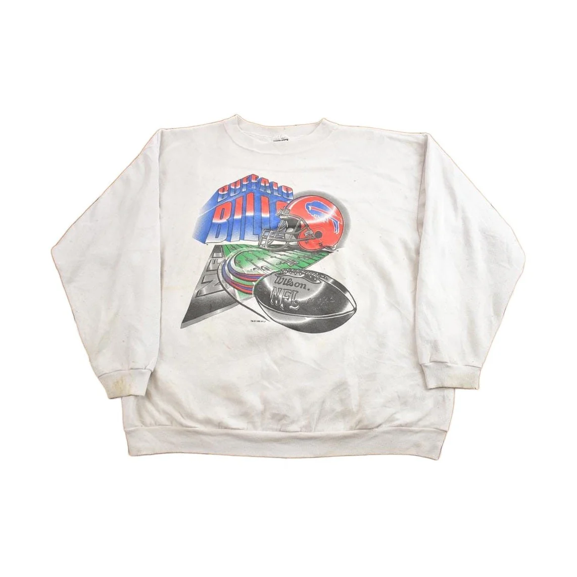 Vintage 1990s NFL Buffalo Bills Crewneck Sweatshirt Men's 2XL