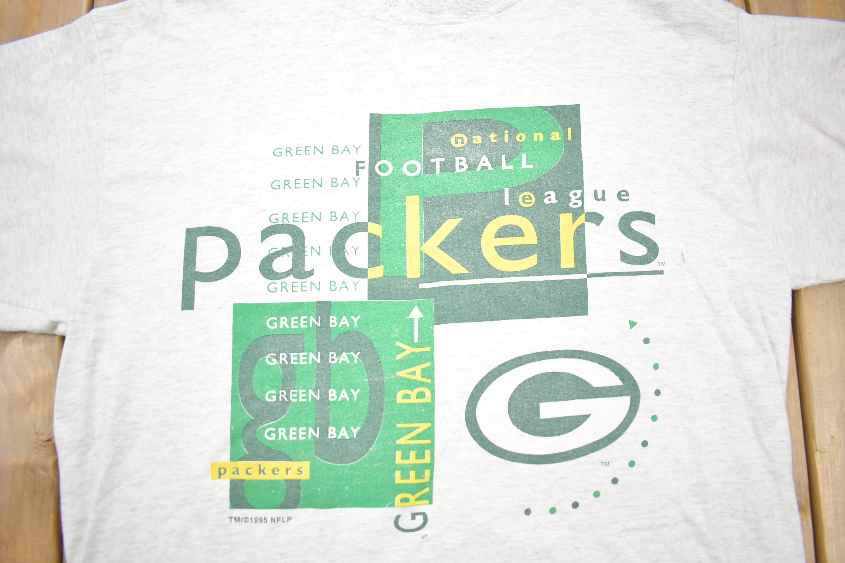 Vintage 1990s NFL Green Bay Packers Graphic T-Shirt Men's XL - Image 3