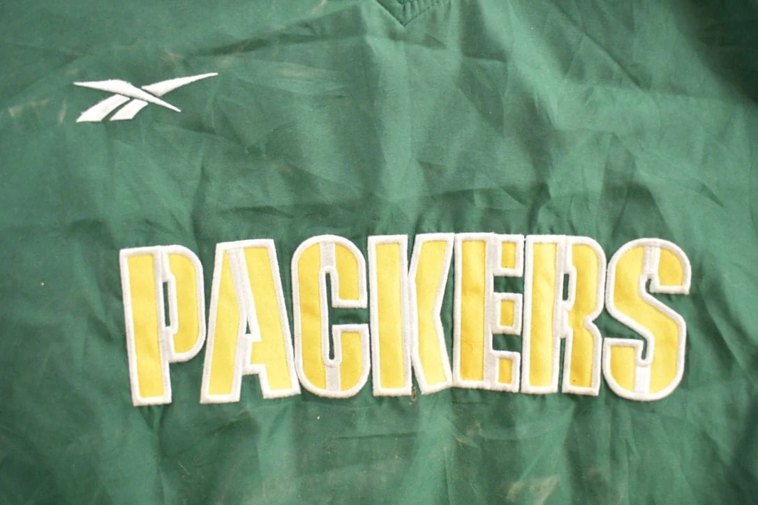 Vintage 1990s NFL Greenbay Packers Starter Pro Line Windbreaker Jacket Men's Large - Image 3