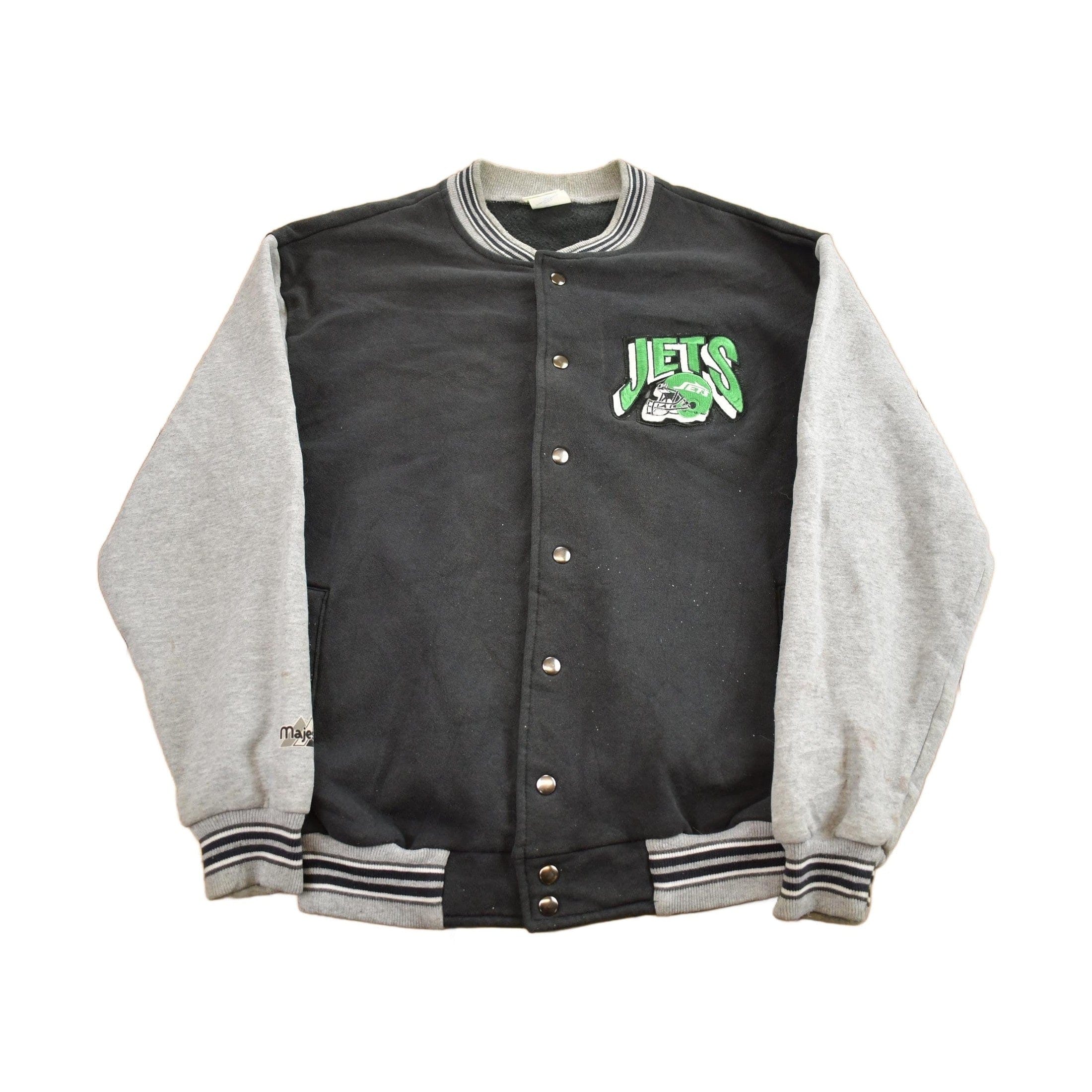 Vintage 1990s NFL JETS majestic Football Crewneck Sweatshirt Men's Large