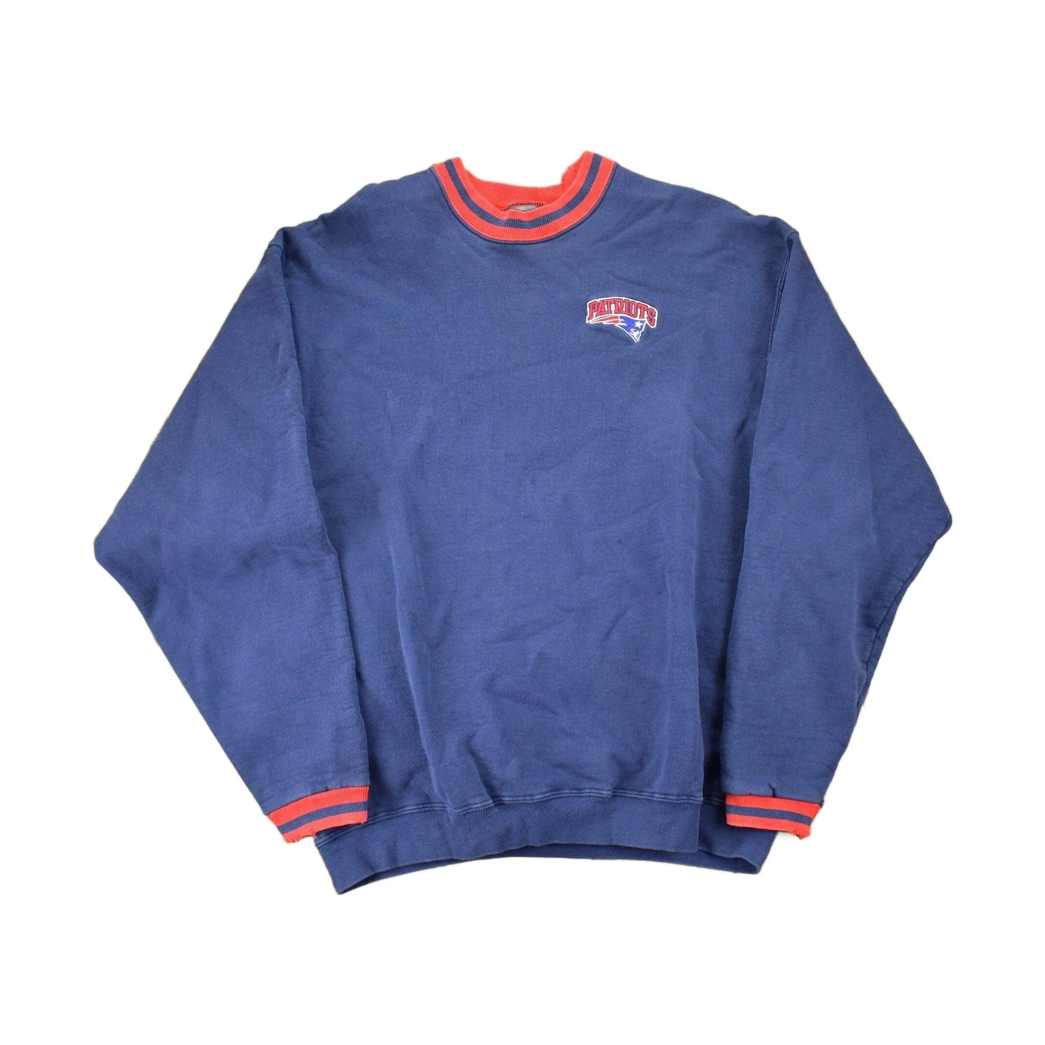 Vintage 1990s NFL New England Patriots Crewneck Sweatshirt Men's Large