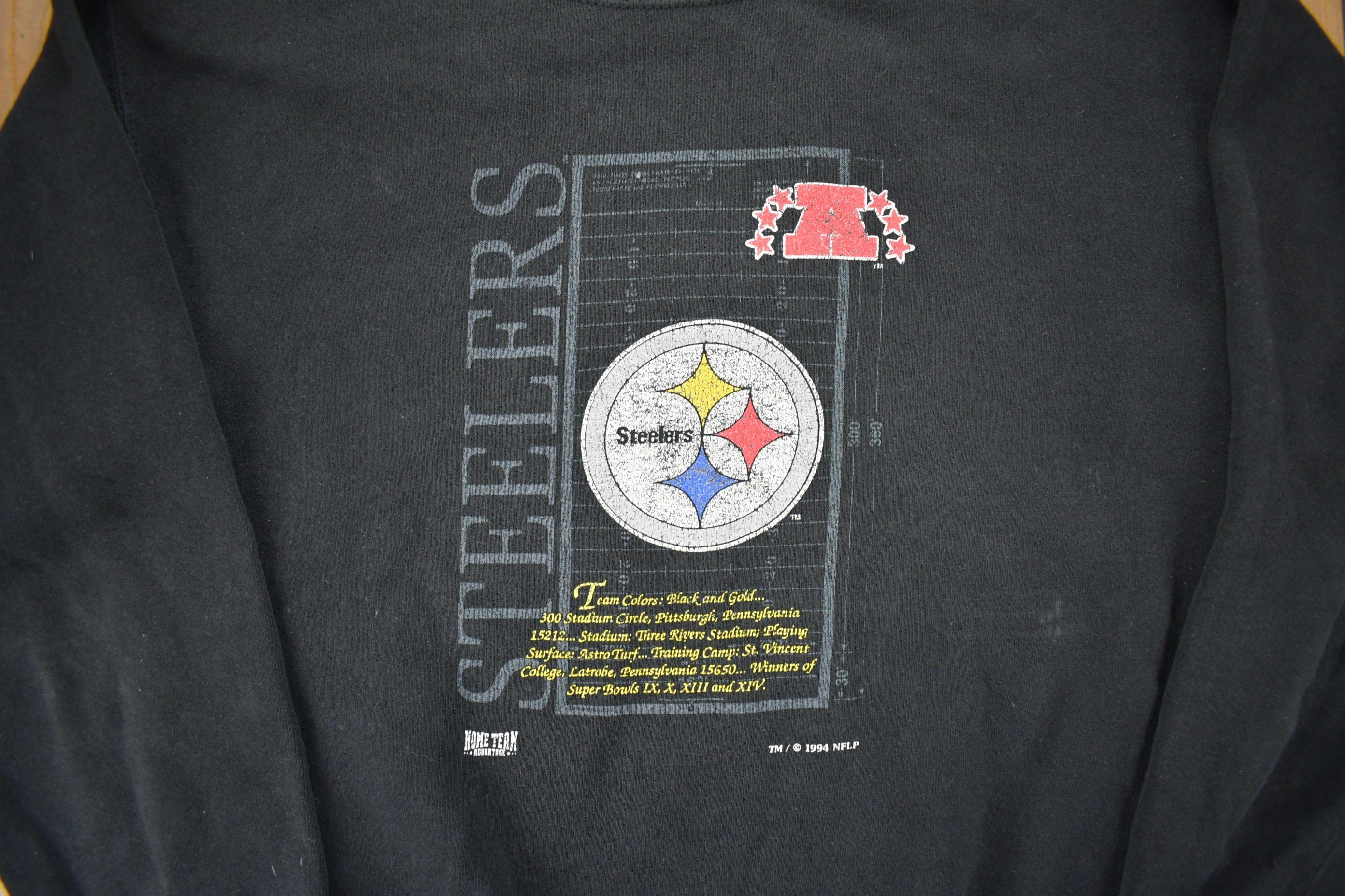 Vintage 1990s NFL Pittsburgh Steelers Crewneck Men's XL - Image 3