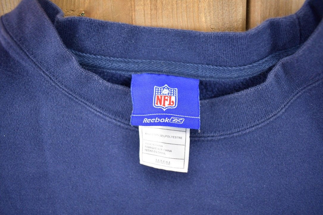 Vintage 1990s NFL Reebok New England Patriots Crewneck Men's Medium - Image 6