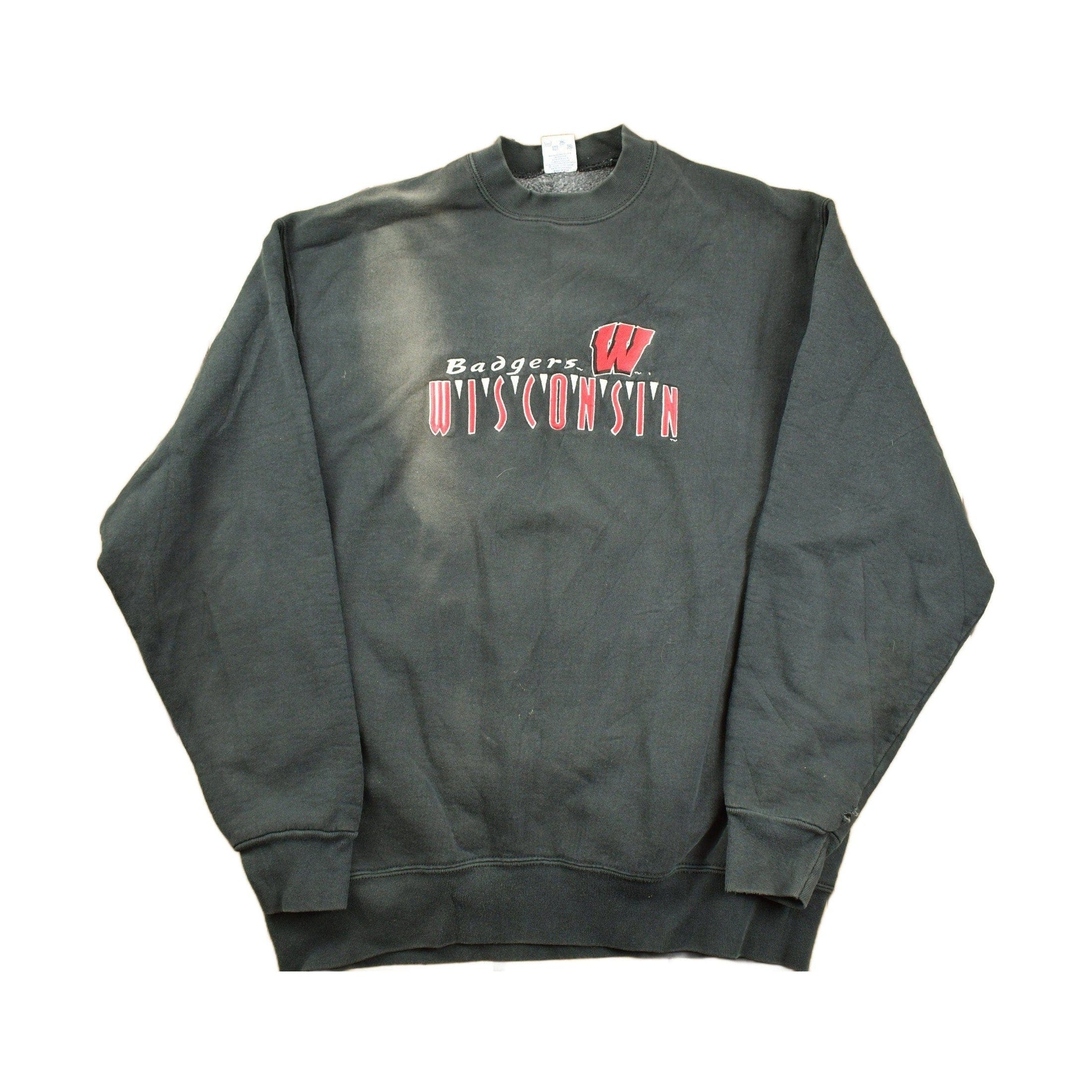 Vintage 1990s NFL Wisconsin Badgers Crewneck Sweatshirt Men's Large