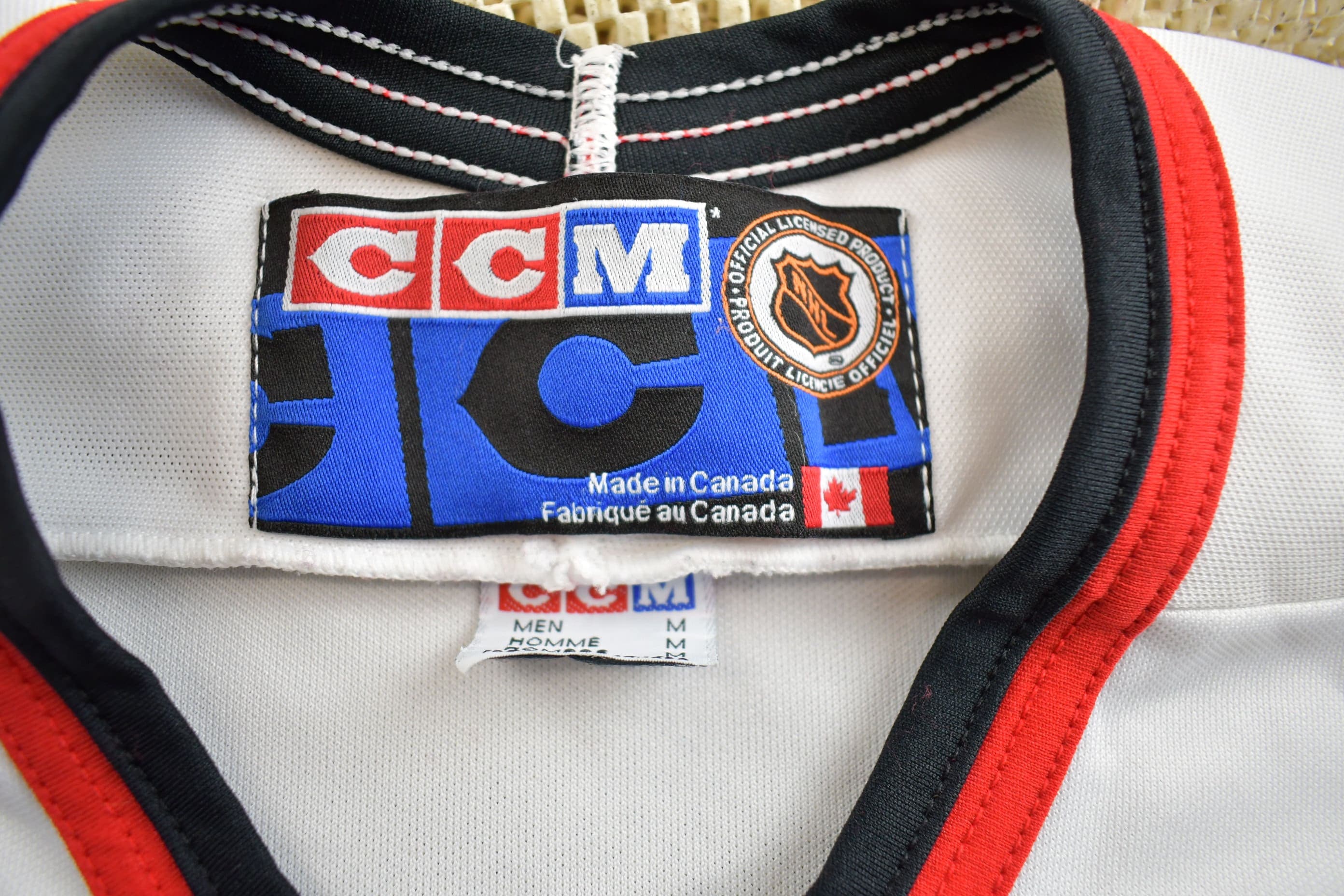 Vintage 1990s NHL Ottawa Senators CCM Hockey Jersey Made In Canada Men's M - Image 4