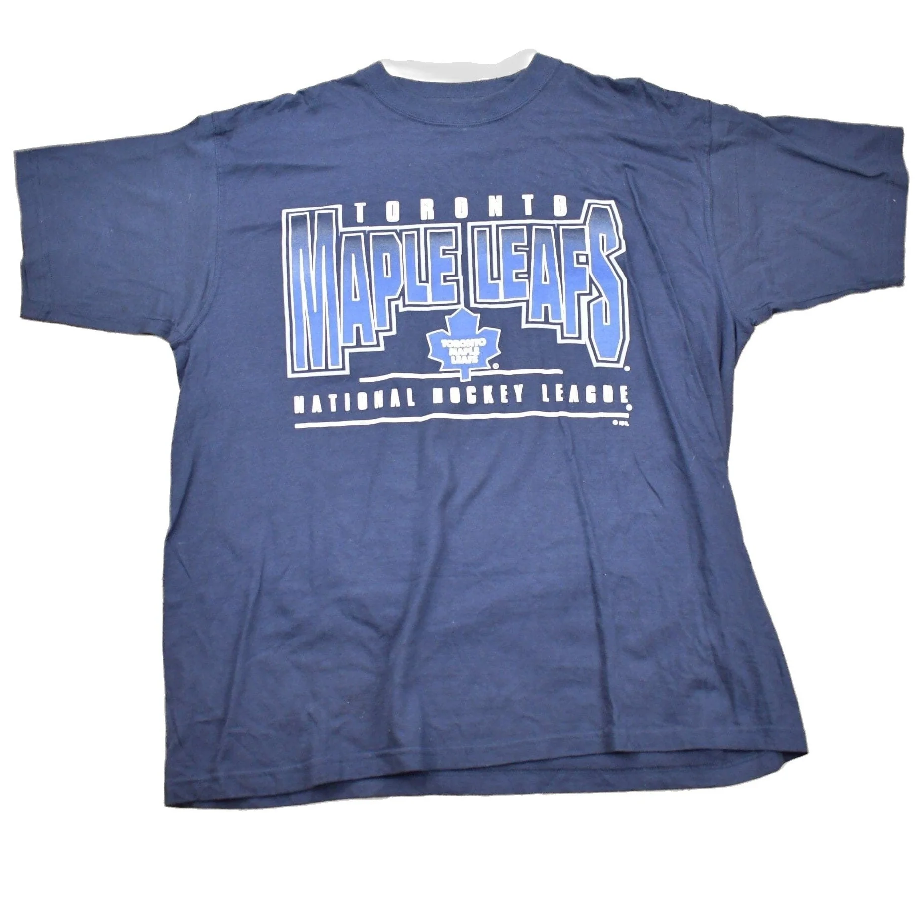Vintage 1990s NHL Starter Toronto Maple Leafs Graphic T-Shirt Men's Large