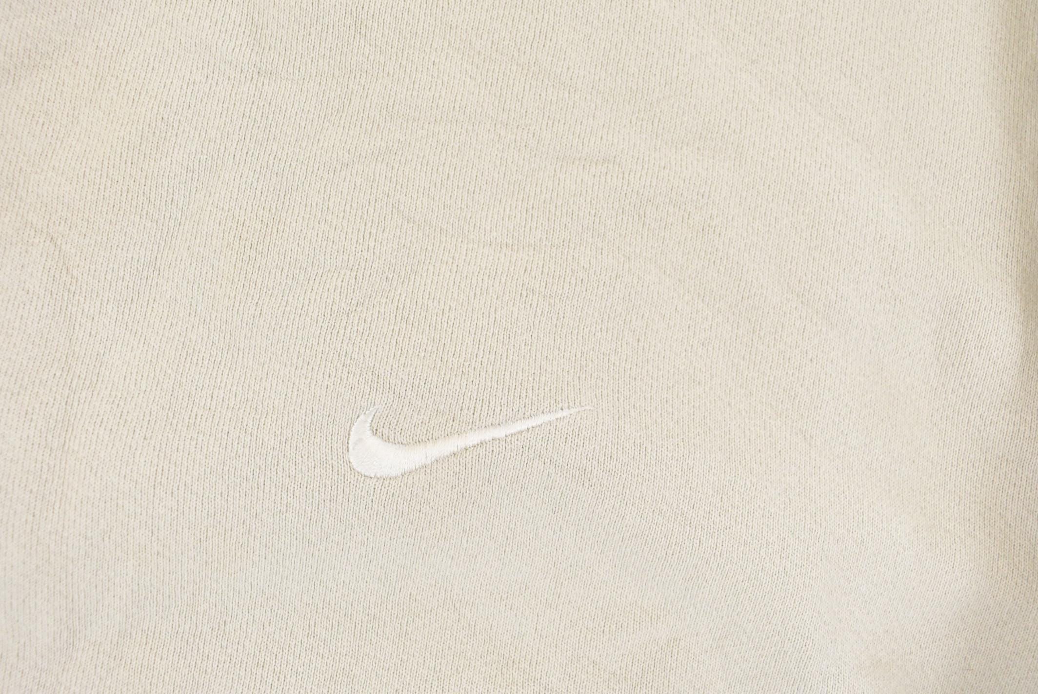 Vintage 1990s Nike Embroidered Mini Swoosh Crewneck Sweatshirt Men's Large - Image 4