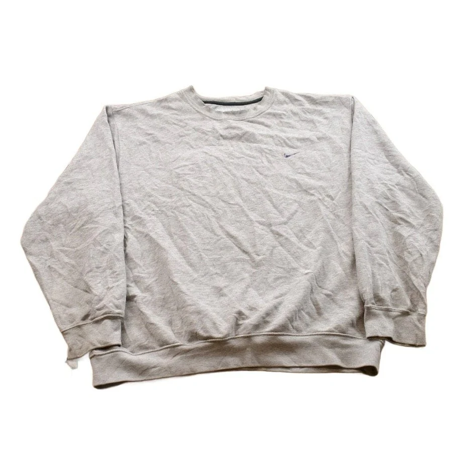 Vintage 1990s Nike Embroidered Mini Swoosh Crewneck Sweatshirt Men's XL