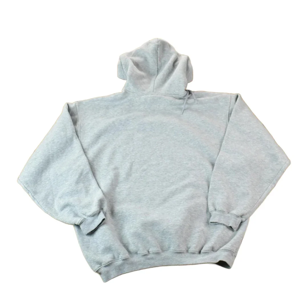 Vintage 1990s Nike Embroidered Mini Swoosh Hoodie Sweatshirt Men's XL - Image 2