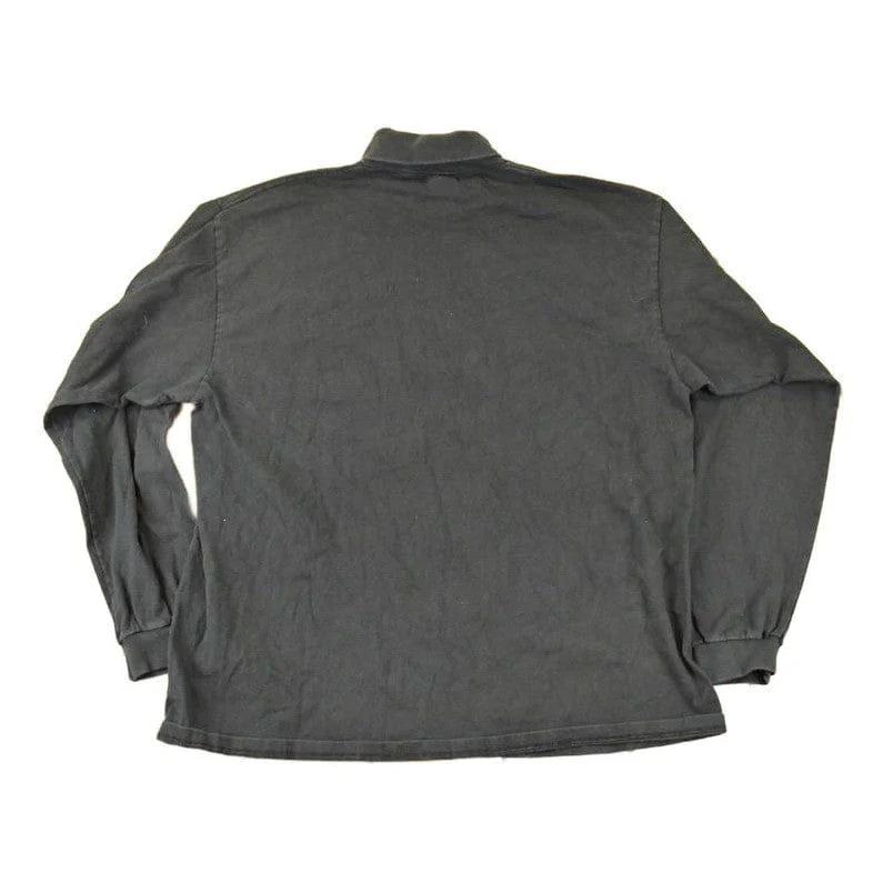 Vintage 1990s Nike Embroidered Swoosh Turtleneck Shirt Men's L - Image 2