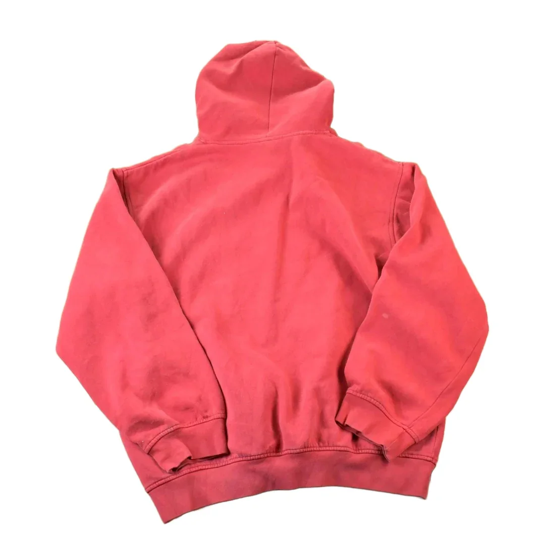 Vintage 1990s Nike Graphic Print Mini Swoosh Hoodie Sweatshirt Men's XL - Image 2