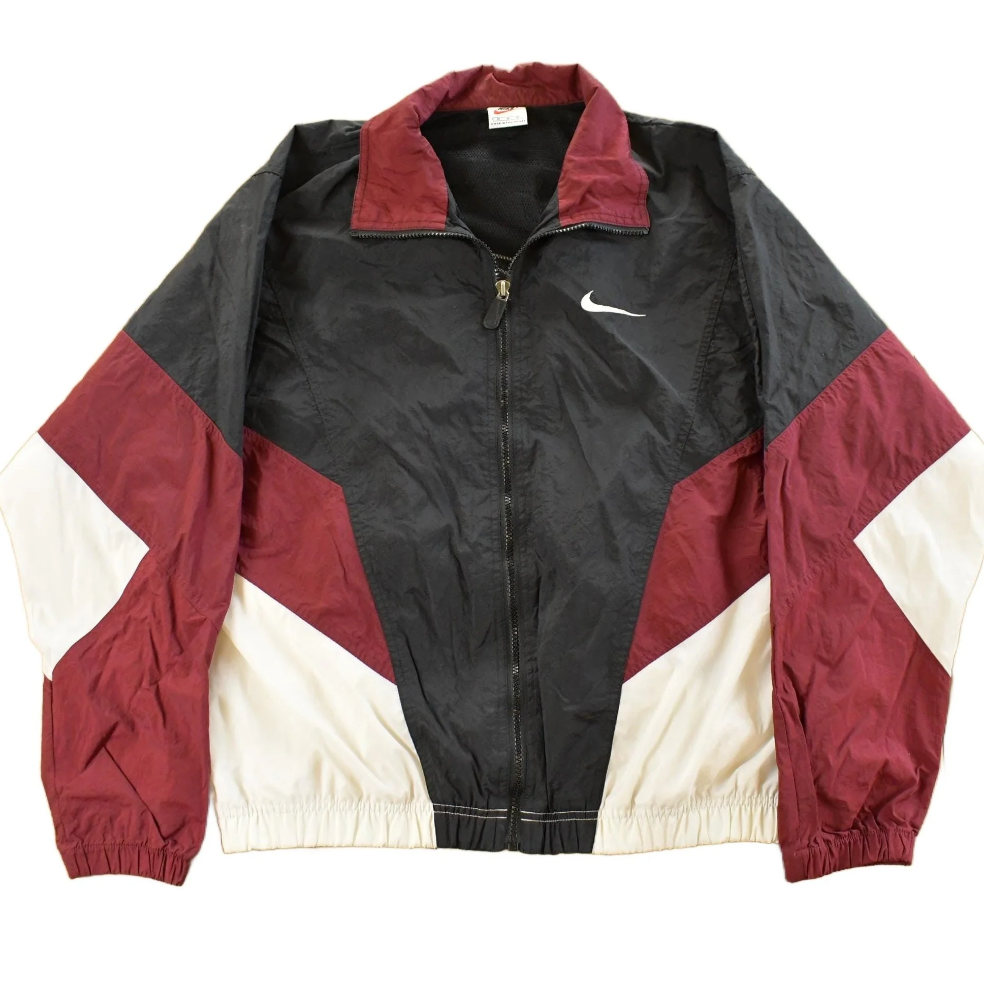 Vintage 1990s Nike Mini Swoosh Windbreaker Jacket Men's Medium